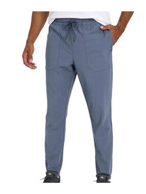 NWT Quiksilver Dryflight Men's L Navy Blue Pants Moisture-Wicking  Joggers